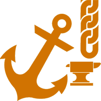 iron cable, anchors, bar iron